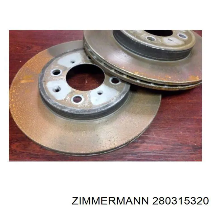 Тормоз дисковый передний Zimmermann 280315320 цена, от 32.29 USD