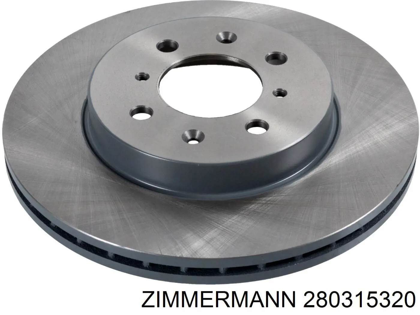 Передние тормозные диски 280315320 Zimmermann