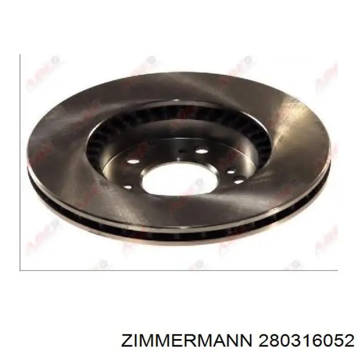 280316052 Zimmermann Диск тормозной передний