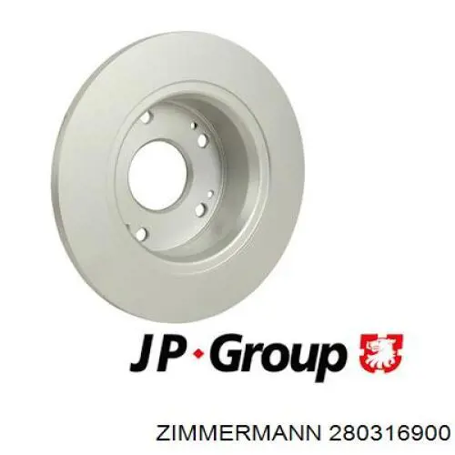 Задний дисковый тормоз Zimmermann 280316900