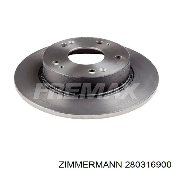 280316900 Zimmermann Дисковый тормоз