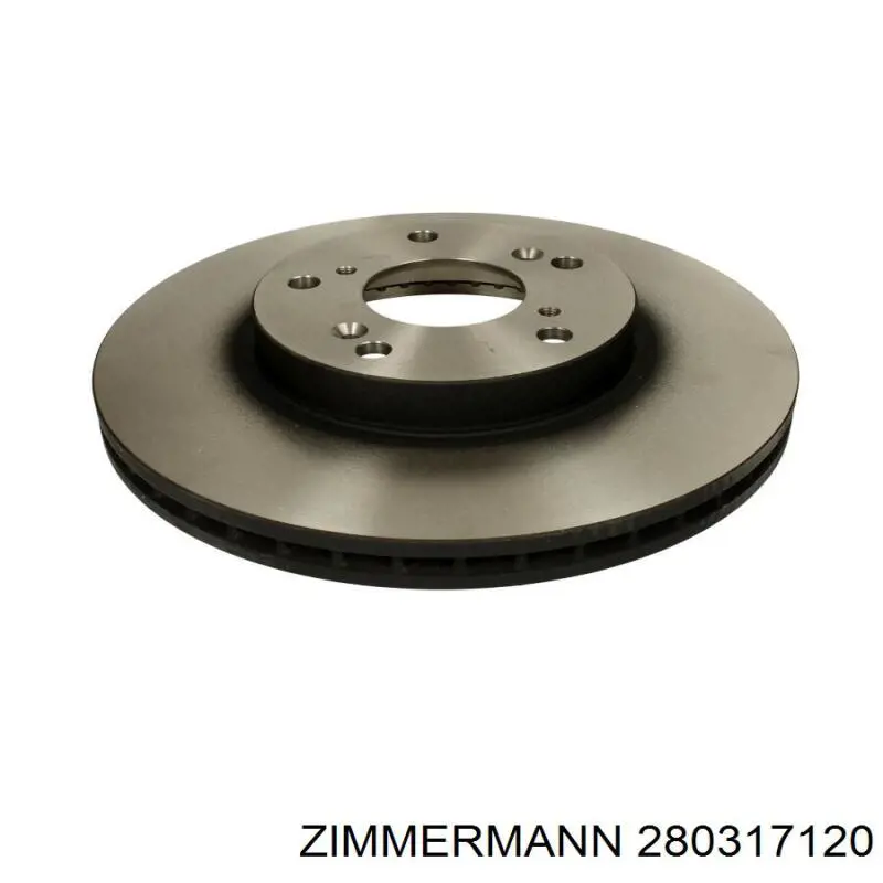 280317120 Zimmermann Диск тормозной передний