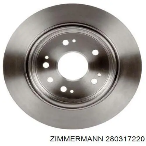 Задний тормозной диск Zimmermann 280317220 цена, от 41.38 USD