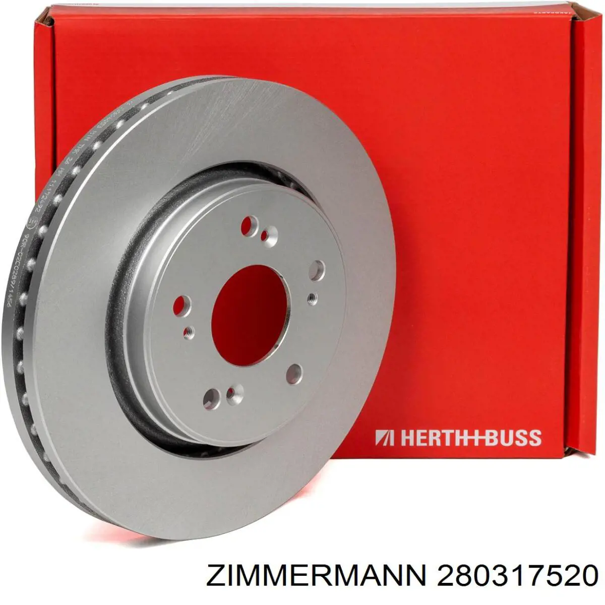 Передний тормозной диск Zimmermann 280317520