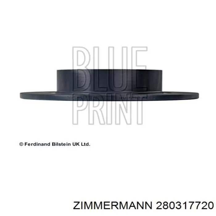 Тормозные диски 280317720 Zimmermann