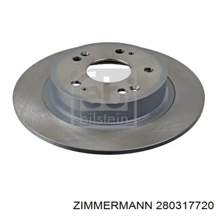 Тормозные диски 280317720 Zimmermann