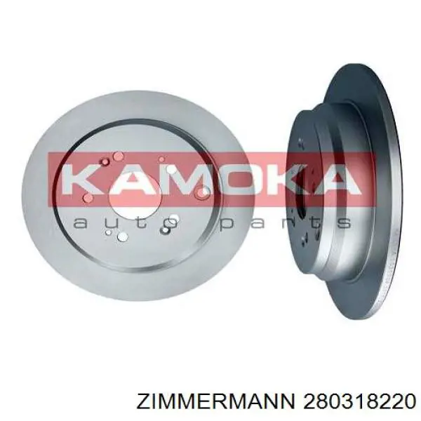 Задний дисковый тормоз Zimmermann 280318220