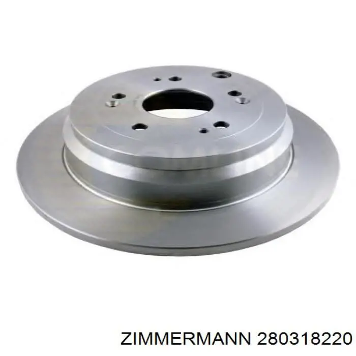 Диск гальмівний задній 280318220 Zimmermann