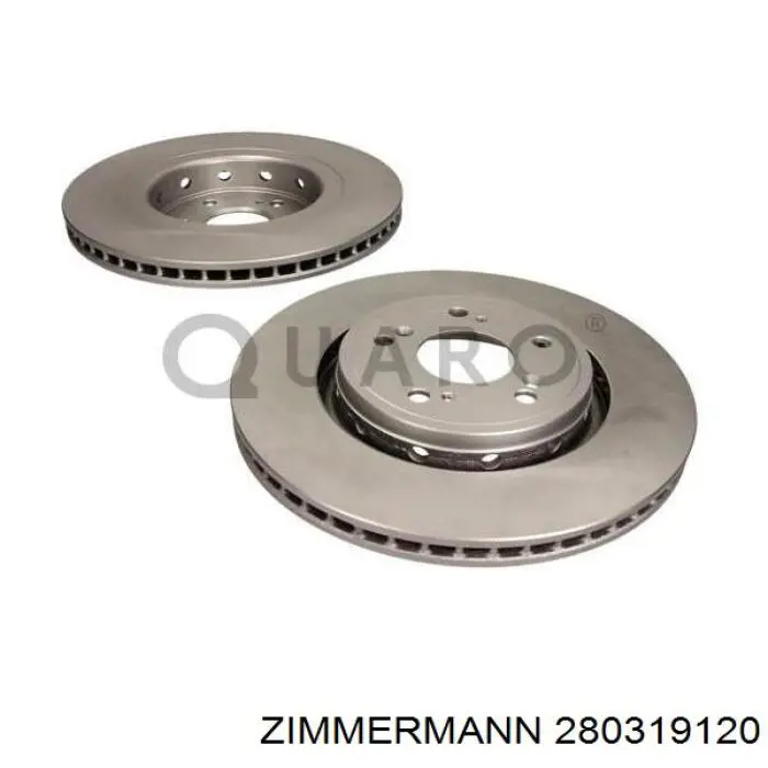 Купить 280319120 Zimmermann Ротор тормозной