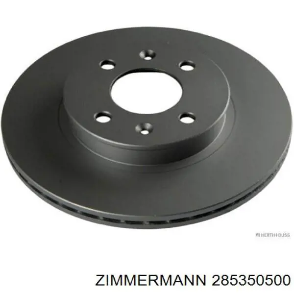 285350500 Zimmermann диск тормозной передний
