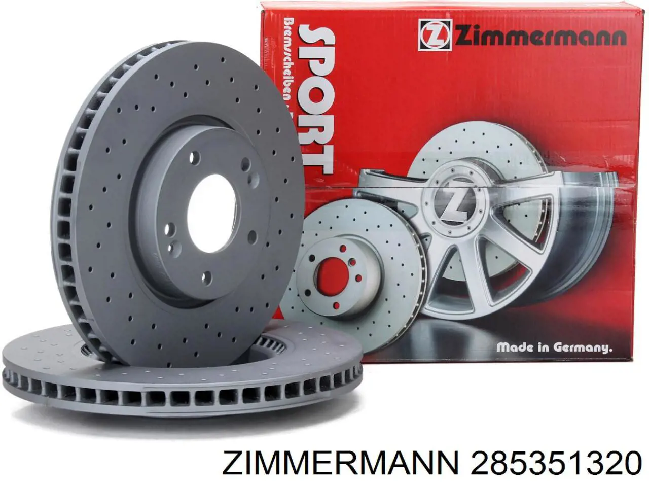 Купить 285351320 Zimmermann Ротор тормозной