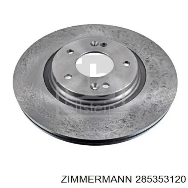 285353120 Zimmermann Диск тормозной передний