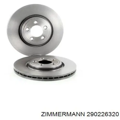 Передний тормозной диск Zimmermann 290226320