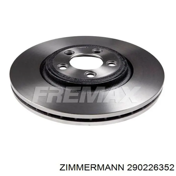 290226352 Zimmermann Диск тормозной передний