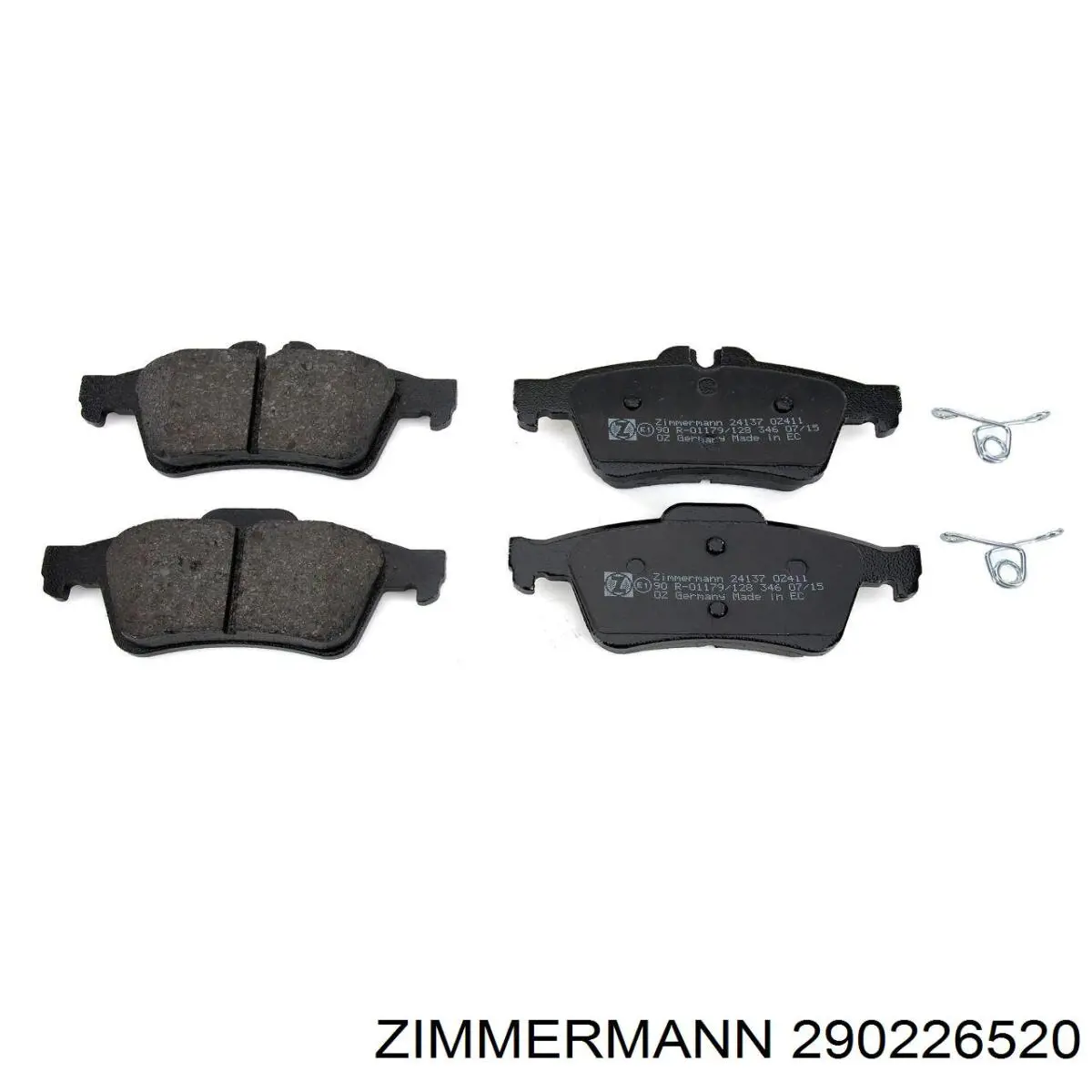 Задний дисковый тормоз Zimmermann 290226520