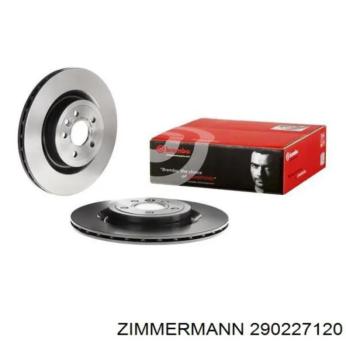 Задний дисковый тормоз Zimmermann 290227120