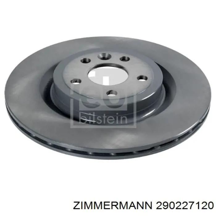 Купить 290227120 Zimmermann Диск тормозной задний