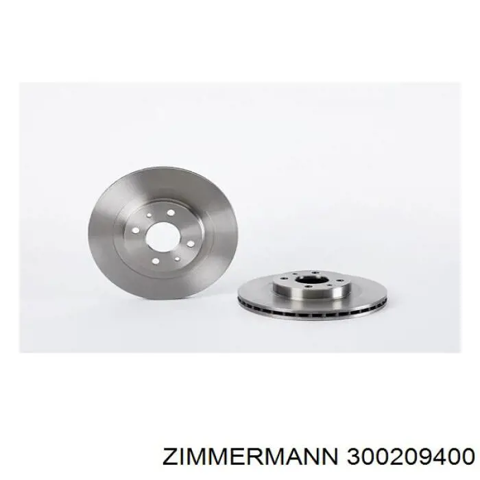 300209400 Zimmermann диск тормозной передний