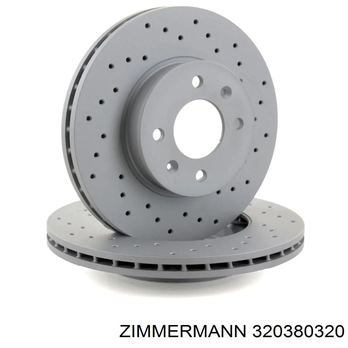 Передний тормозной диск Zimmermann 320380320
