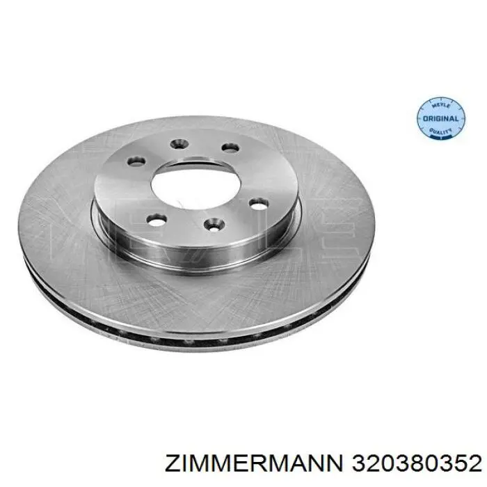 Передний тормозной диск Zimmermann 320380352