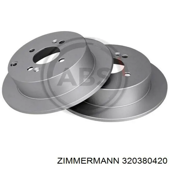 Тормозные диски 320380420 Zimmermann