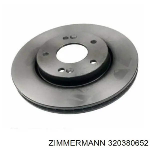Передние тормозные диски 320380652 Zimmermann