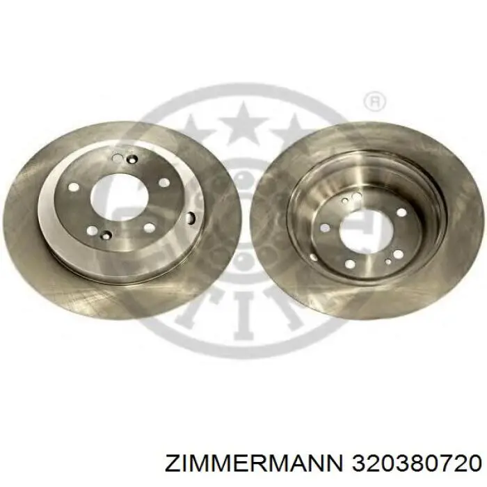 Задний тормозной диск Zimmermann 320380720 цена, от 41.46 USD