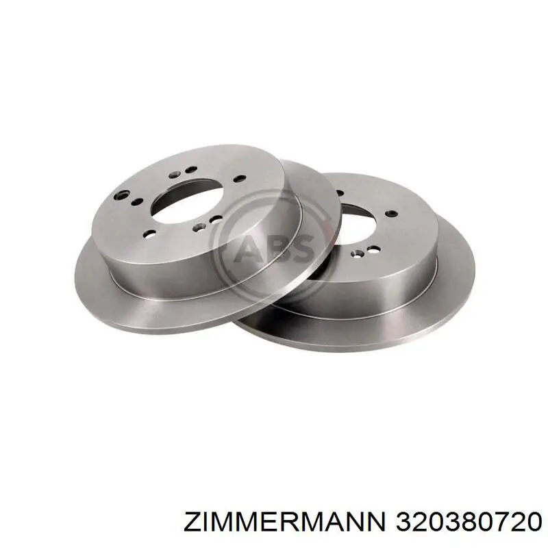 Купить 320380720 Zimmermann Диск тормозной задний