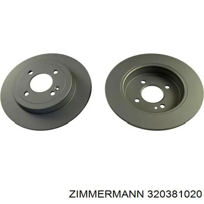 Тормозные диски 320381020 Zimmermann