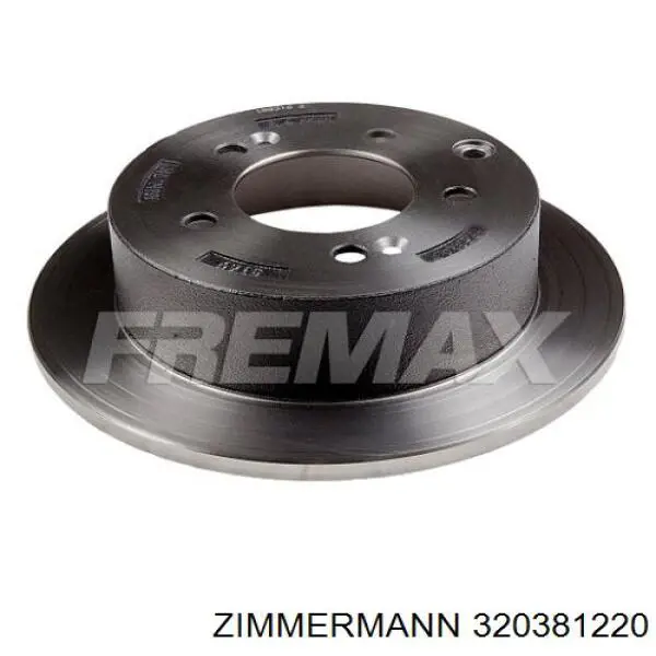 Задний тормозной диск Zimmermann 320381220 цена, от 38.01 USD