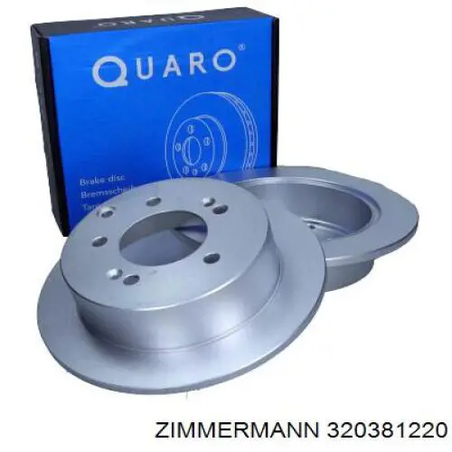 Тормозные диски 320381220 Zimmermann
