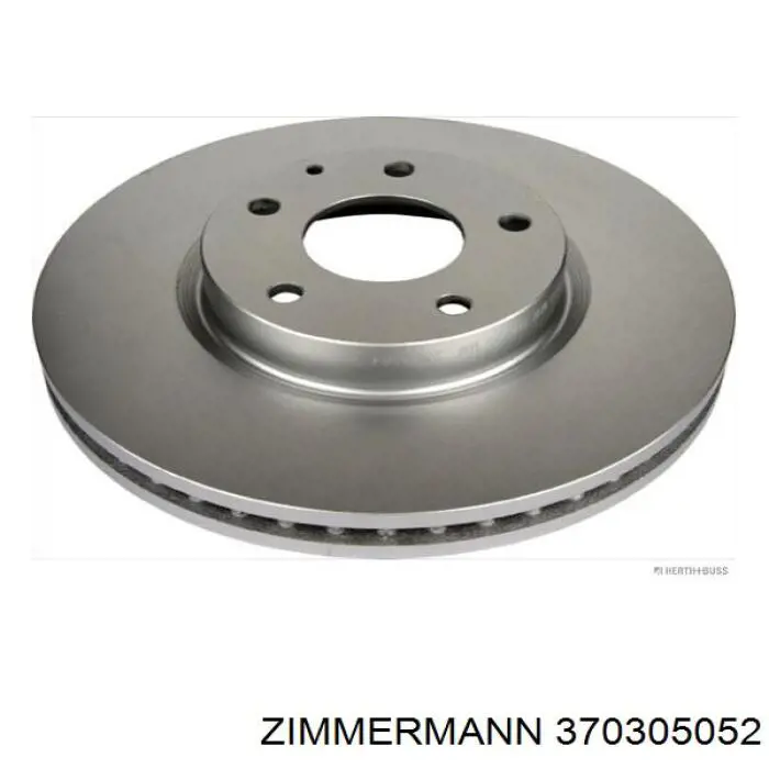 Передние тормозные диски 370305052 Zimmermann