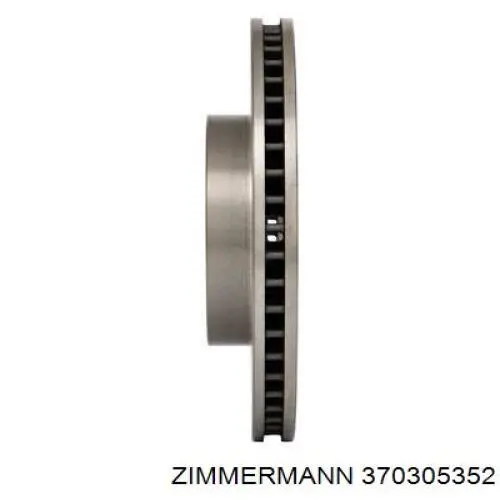 Передние тормозные диски 370305352 Zimmermann