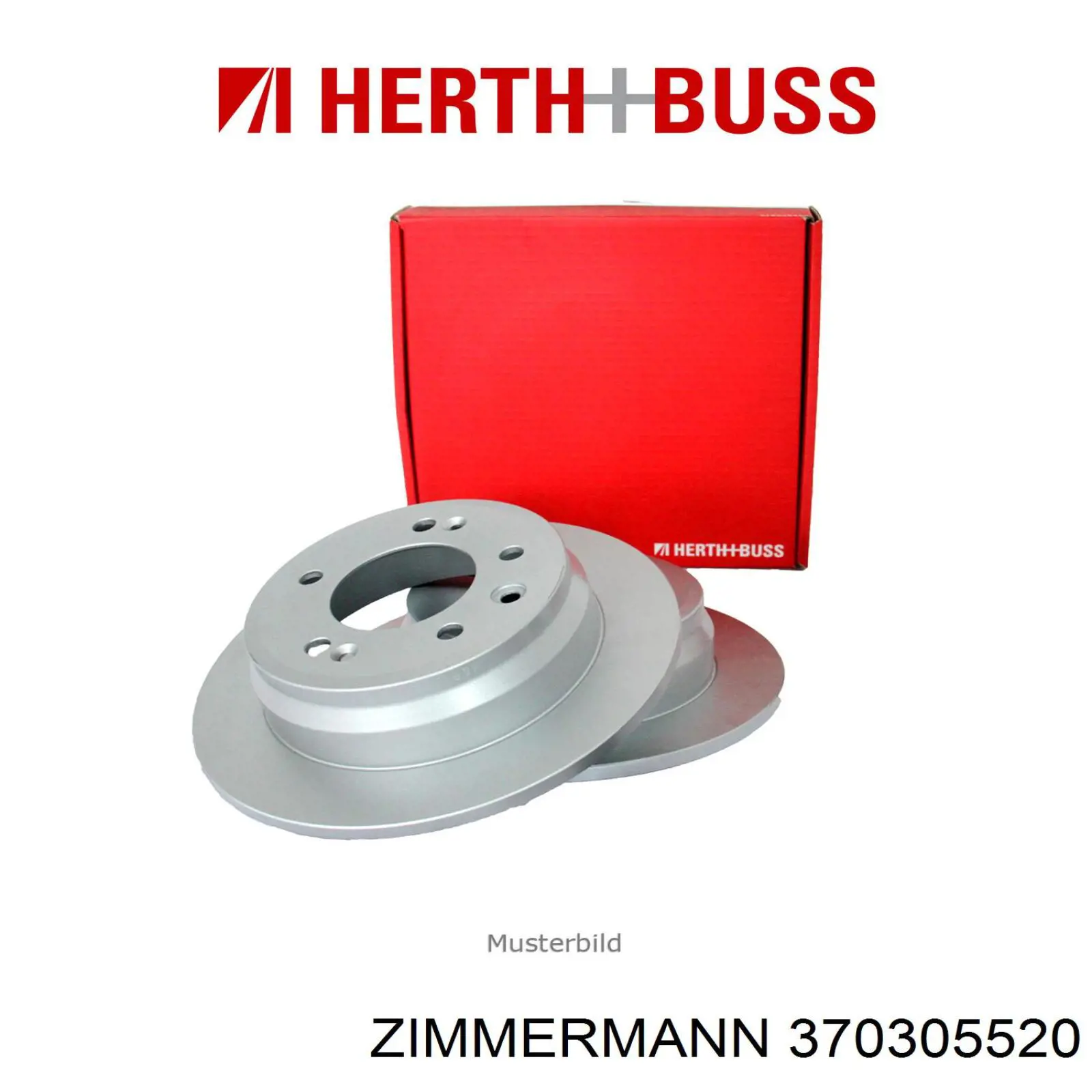 Задний тормозной диск Zimmermann 370305520 цена, от 45.25 USD