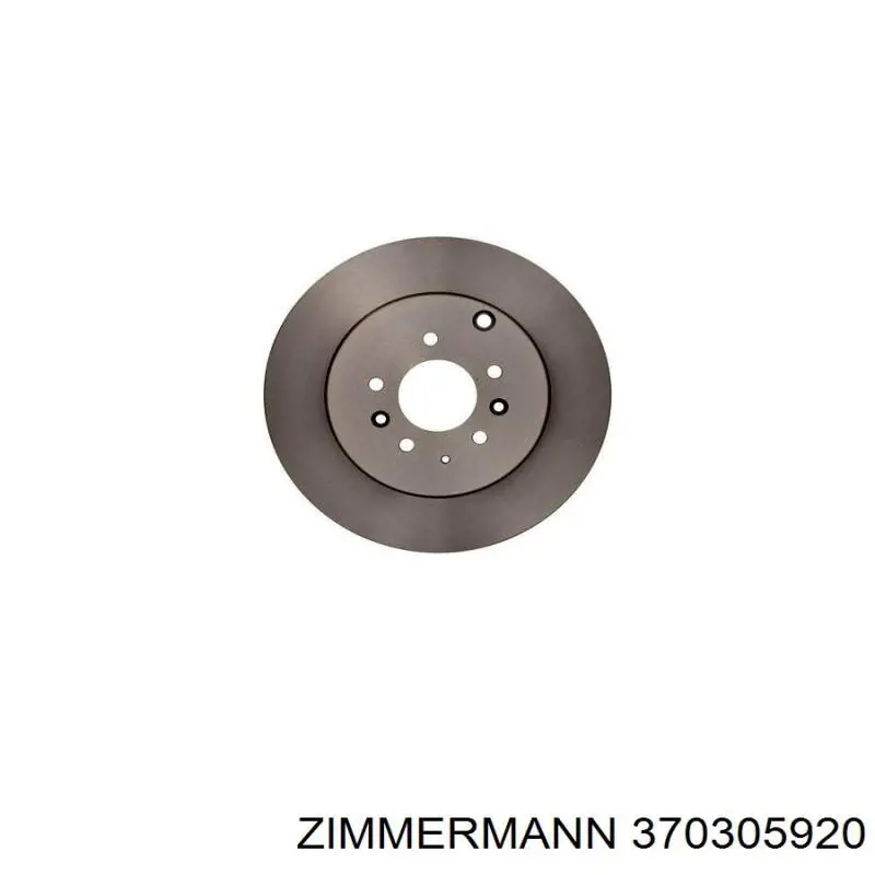 Купить 370305920 Zimmermann Диск тормозной задний