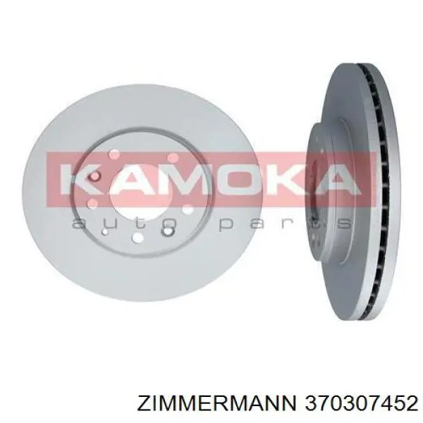 Передний тормозной диск Zimmermann 370307452