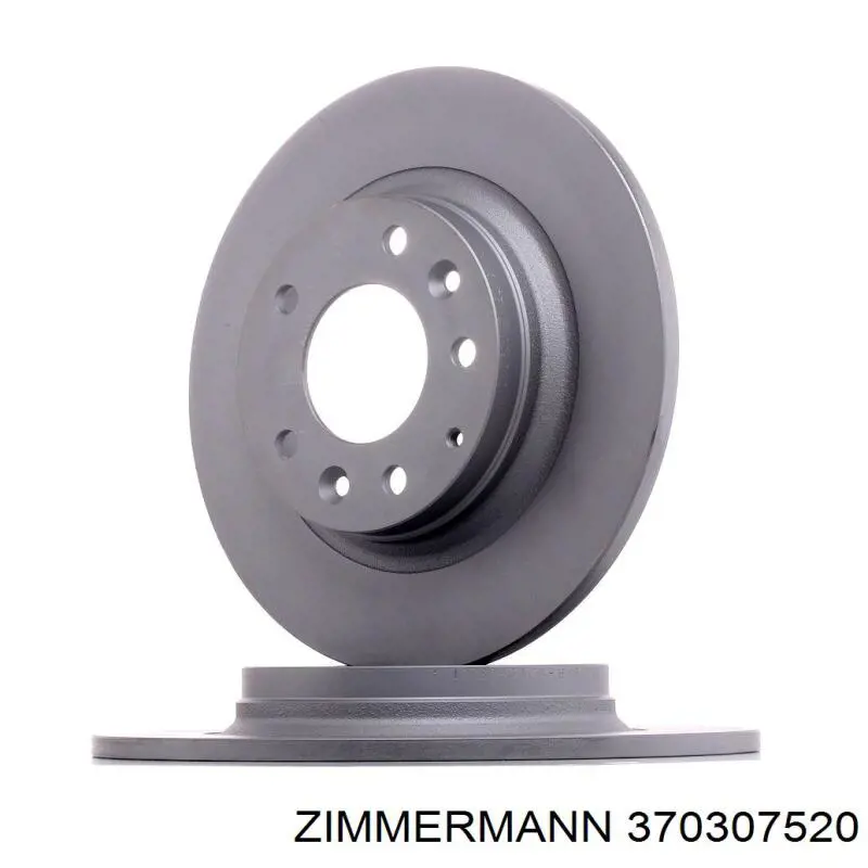 Купить 370307520 Zimmermann Диск тормозной задний