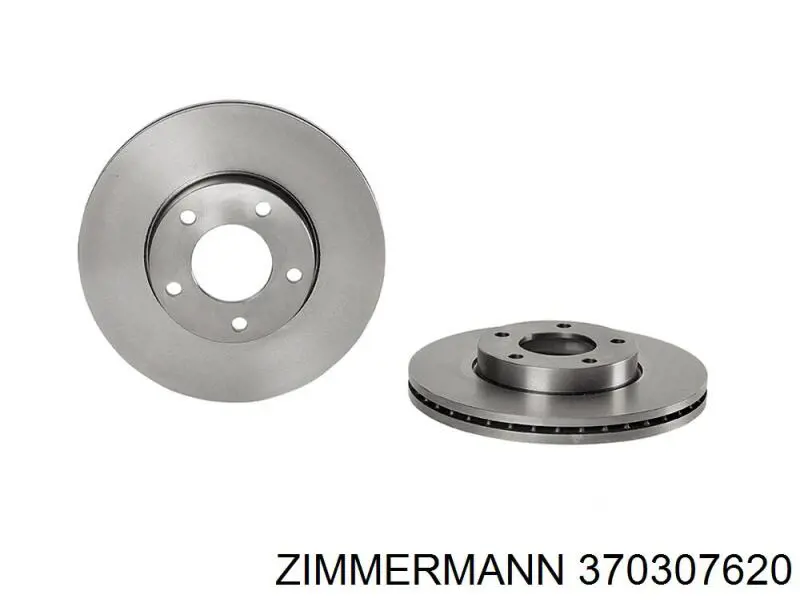 370307620 Zimmermann Диск тормозной передний