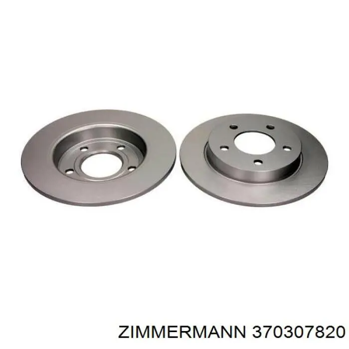 Тормозные диски 370307820 Zimmermann