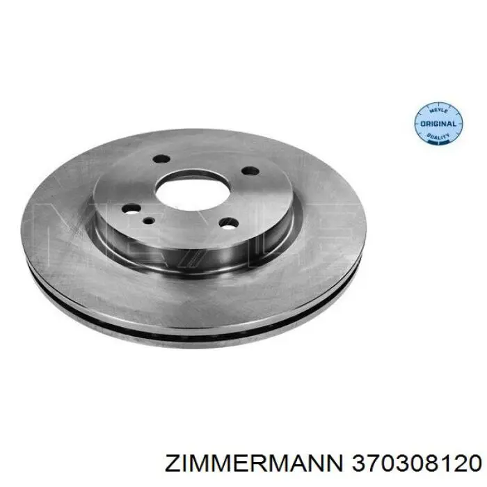 370308120 Zimmermann Диск тормозной передний