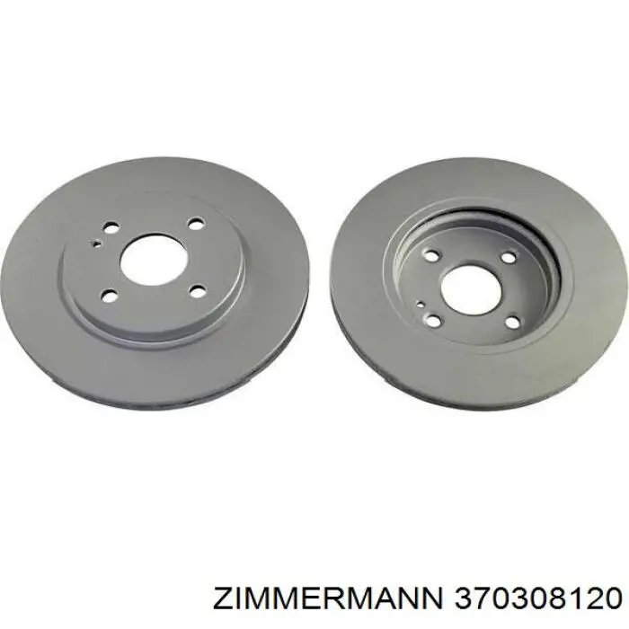 Тормоз дисковый передний Zimmermann 370308120 цена, от 43.75 USD