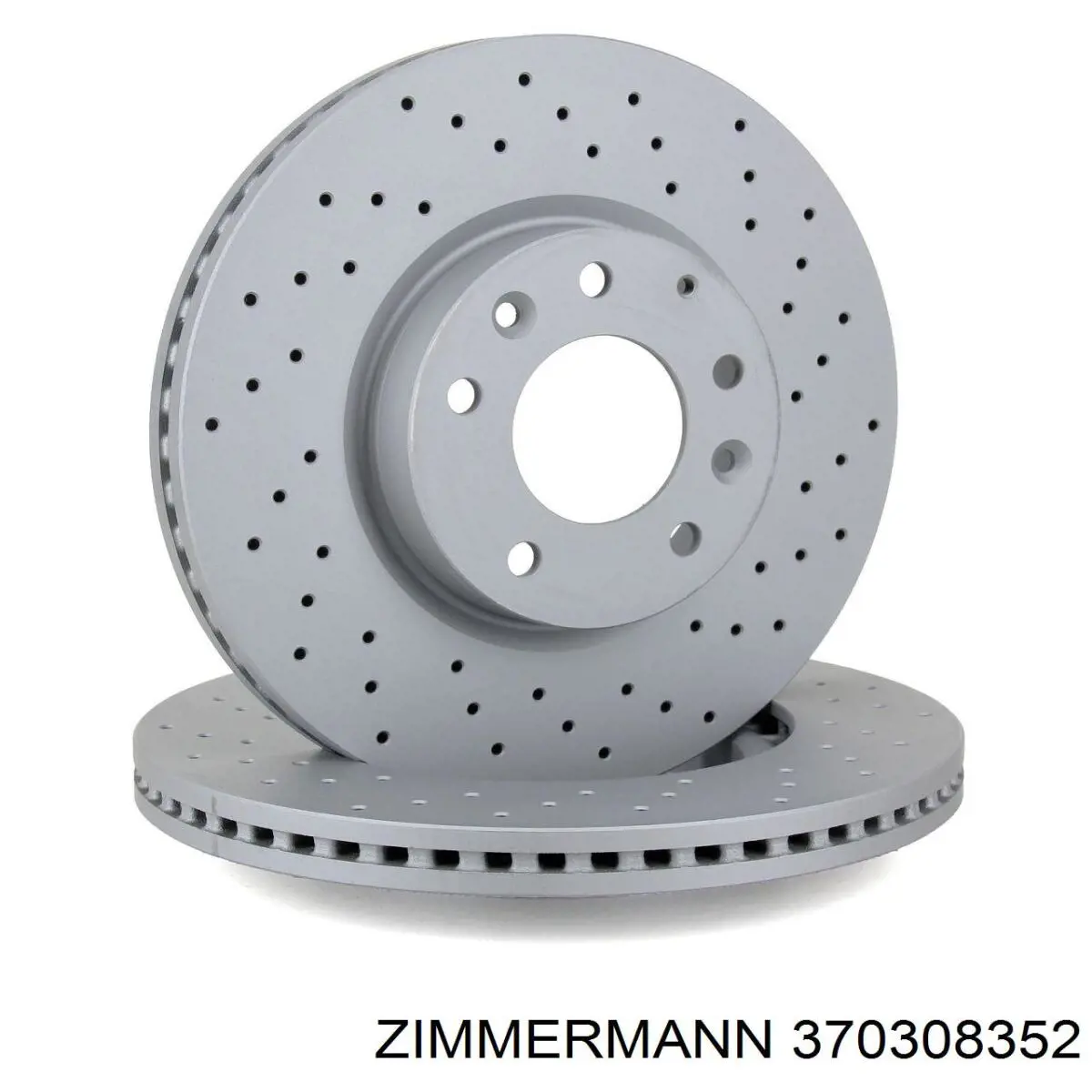 Передние тормозные диски 370308352 Zimmermann