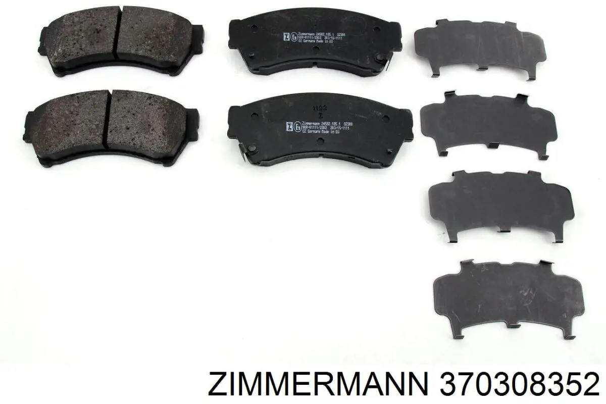 370308352 Zimmermann Диск тормозной передний
