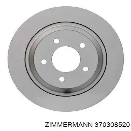 Купить 370308520 Zimmermann Диск тормозной задний