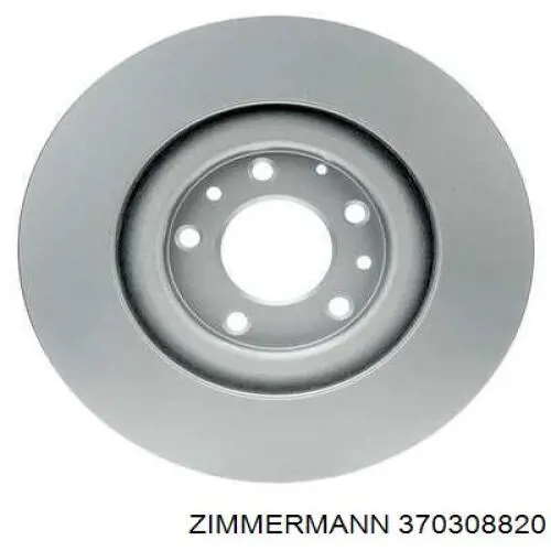 Передний тормозной диск Zimmermann 370308820