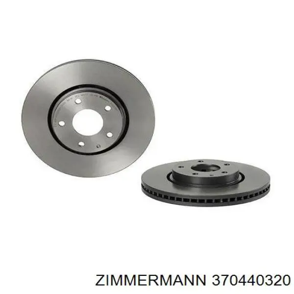 Купить 370440320 Zimmermann Ротор тормозной