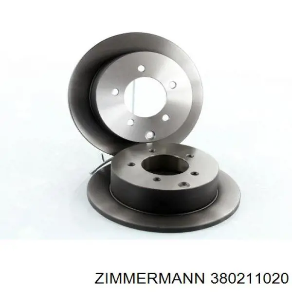 Купить 380211020 Zimmermann Диск тормозной задний