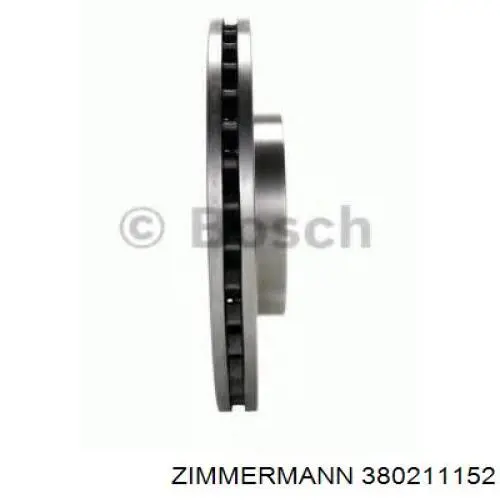 Передние тормозные диски 380211152 Zimmermann
