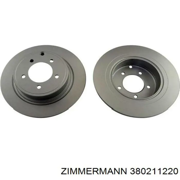Задний дисковый тормоз Zimmermann 380211220