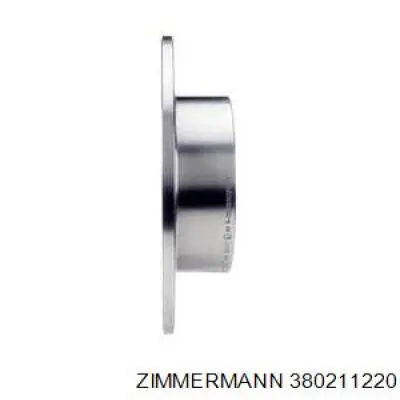 Задний тормозной диск Zimmermann 380211220 цена, от 60.23 USD